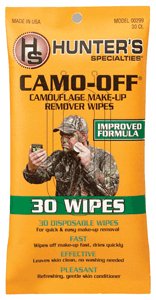 H.S. Face Paint Remover Pads - Camo-Off 30pk