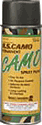 H.S. Camo Spray Paint Flat Black 12 oz