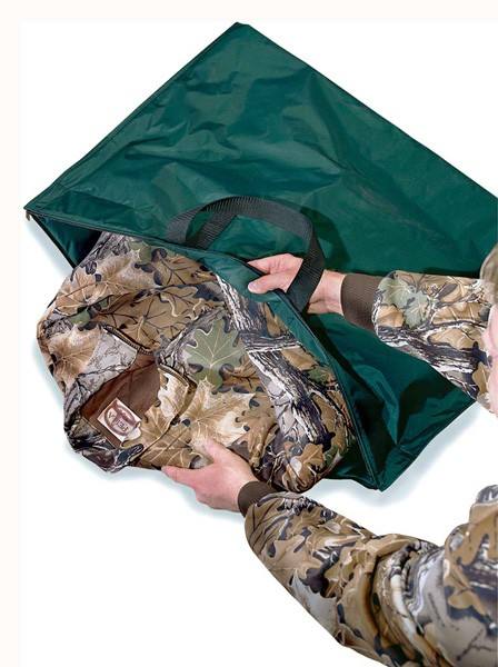 H.S. Travel Bag Deluxe Scent Safe 34"x25" Green