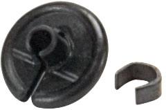 Allen Kisser Button, Soft Polymer, Black