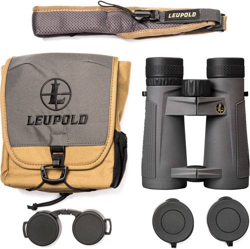Leupold BX-5 Santiam HD 10x42 Roof Binocular, Shadow Gray