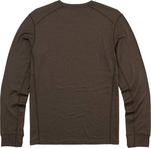 Browning Merino Wool LS Crew Shirt Major Brown - XX-Large