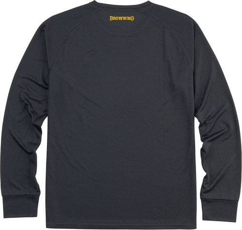 Browning LS Tech Tee Carbon - Gray, X-Large