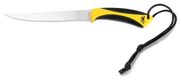 Browning White Water Fillet Knife Fixed Blade Black