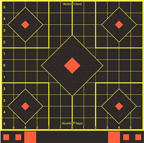 B/C Target Shoot-N-C 12" Sight-In Target 5-pk