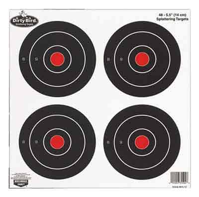 B/C Target Dirty Bird 6" Bull's-Eye - 48 Targets