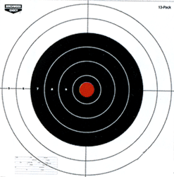 B/C Target Eze-Scorer Paper 12" Bull's-Eye - 13 Targets