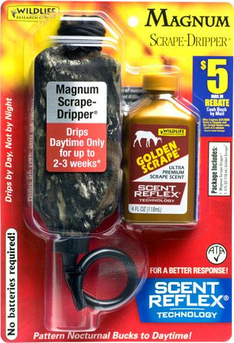 WRC Deer Lure Golden Scrape / Scrape Dripper Combo 4 fl oz
