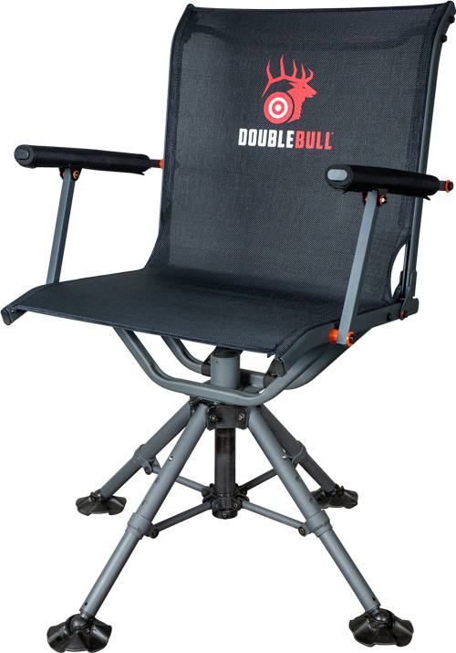 Primos Double Bull Swivel Chair, Black