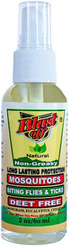 Blast Off Bug Spray w/ Coconut Oil/Lemongrass/Eucalyptus 2 oz