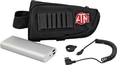 ATN Extended Life Battery Pack w/ Butt Stock Case
