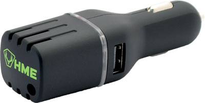 HME Scent Slammer Ozone Scent Eliminator Car Unit w/ Dual USB