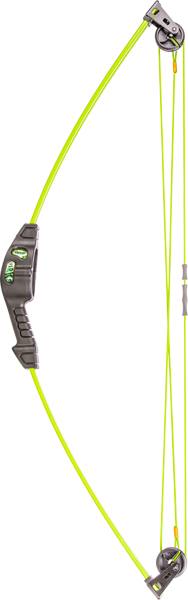 Bear Archery Spark Ambi Youth Compound Bow, Green, Ages 5-10