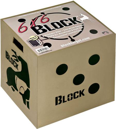 Block Targets 6x6 18x16x18 6-Sided Broadhead Rated Target