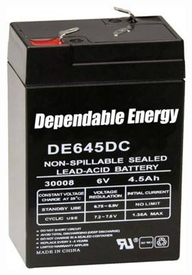 American Hunter Rechargeable Battery 6V 4.5Amp F-Tab