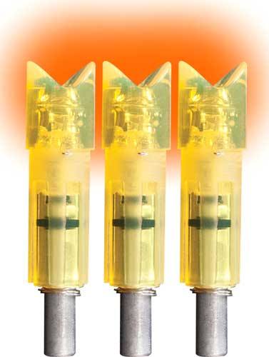 Lumenok Lighted Nock Crossbow HD Orange Crescent Easton 3-Pack
