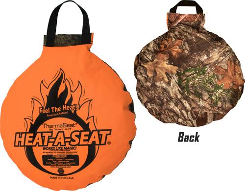 NEP Heat-A-Seat 17" Dia - Blaze/Mossy Oak