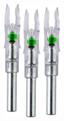 Nockturnal Lighted Nock GT-Series Green 3-Pack