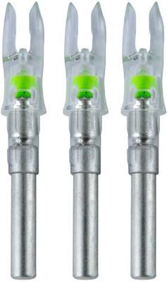Nockturnal Lighted Nock S-Series Green 3-Pack