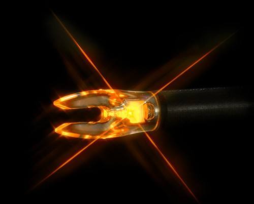 Nockturnal Lighted Nock Universal Fit Orange 3-Pack