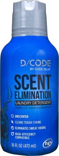 D-Code Laundry Detergent, Unscented, 16 fl oz Bottle