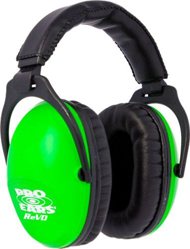 Pro Ears Revo Ear Muff - Passive, Neon Green