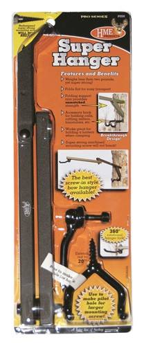 HME Super Bow Hanger - 20" Folding w/ Accessory Hooks, 1 ea