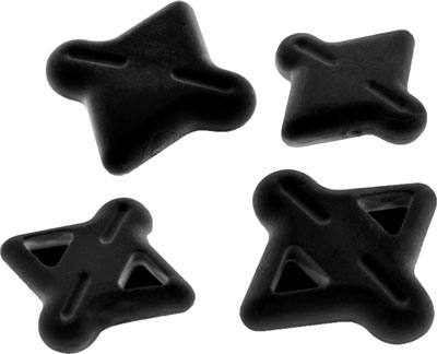 Vaportrail String Bat String Silencer, Black, 4-Pack
