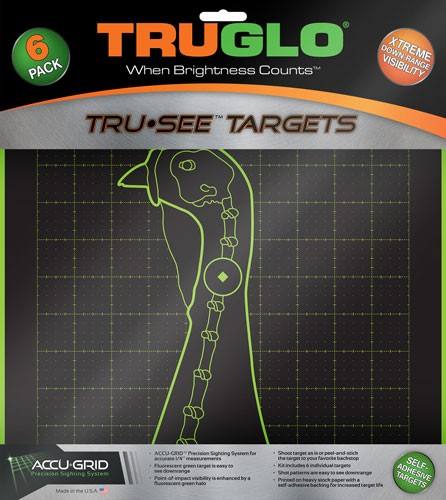 TruGlo Tru-See Reactive Target - Turkey 6-Pack