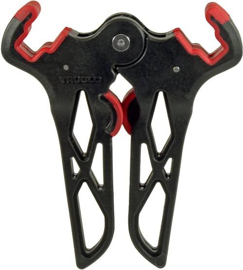 TruGlo Mini Bow Stand Bow-Jack 5.8", Black/Red