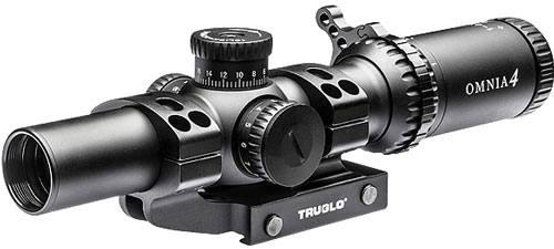 TruGlo Omnia 1-4x24mm Scope, 30mm Tube IR SP w/1pc Mount