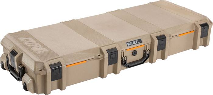 Pelican Vault Tactical Rifle Case w/ Wheels/Foam 44" - Tan