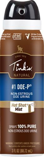Tink's Deer Lure #1 Doe-P Non-Estrus Hot Shot Mist 3oz Aerosol