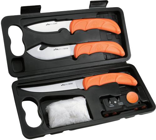 Outdoor Edge Wild Lite 6-Piece Game Processing Kit w/ Hard Box