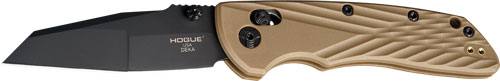 Hogue Deka Able Lock Folder – 3.25" Mod Wharncliffe, Poly, FDE