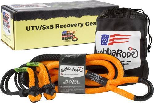 Bubba Rope UTV Recovery Set Orange Eyes w/ 2 Gator Shackles