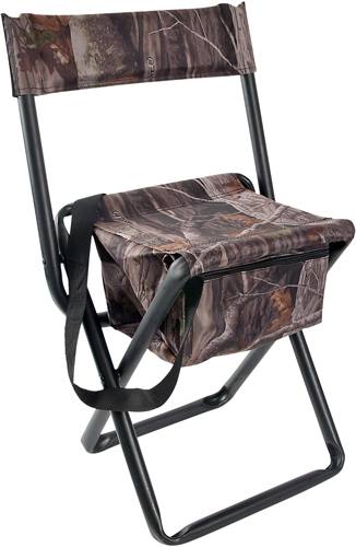 Allen Dove Folding Stool with Back, G2 Camo