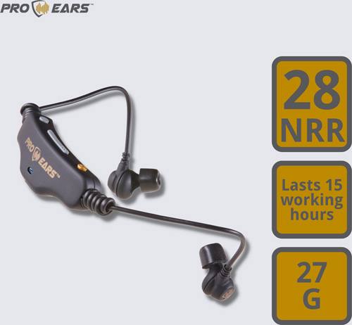 Pro Ears Stealth 28 HTBT Ear Muff Electronic Black